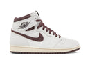 Tênis Nike A Ma Maniére x Air Jordan 1 Sail and Burgundy Bege