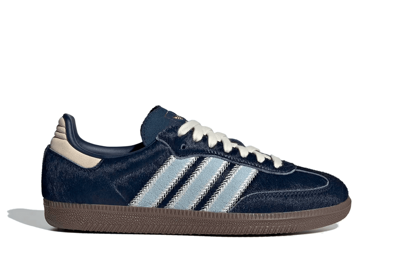 Tênis Adidas Samba OG 'Pony Hair Pack - Night Indigo Clear Sky' Azul Marinho