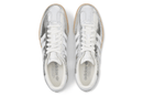 Tênis Adidas Samba OG Silver Metallic Cracked Leather Prateado