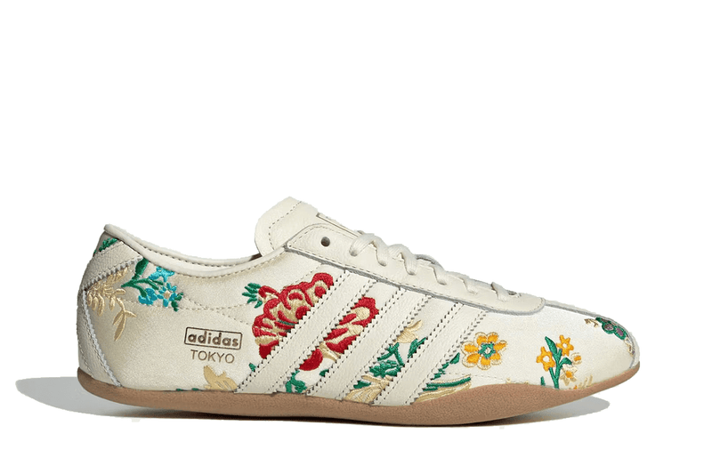 Tênis Adidas Tokyo Crew White Floral Embroidery Branco