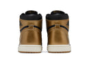 Tênis Nike Air Jordan 1 High Og Black Metallic Gold Preto