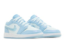 Tênis Nike Air Jordan 1 Low Aquarius Blue Azul