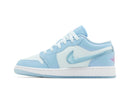 Tênis Nike Air Jordan 1 Low Aquarius Blue Azul
