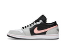 Tênis Nike Air Jordan 1 Low Black Grey Pink Cinza