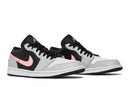 Tênis Nike Air Jordan 1 Low Black Grey Pink Cinza