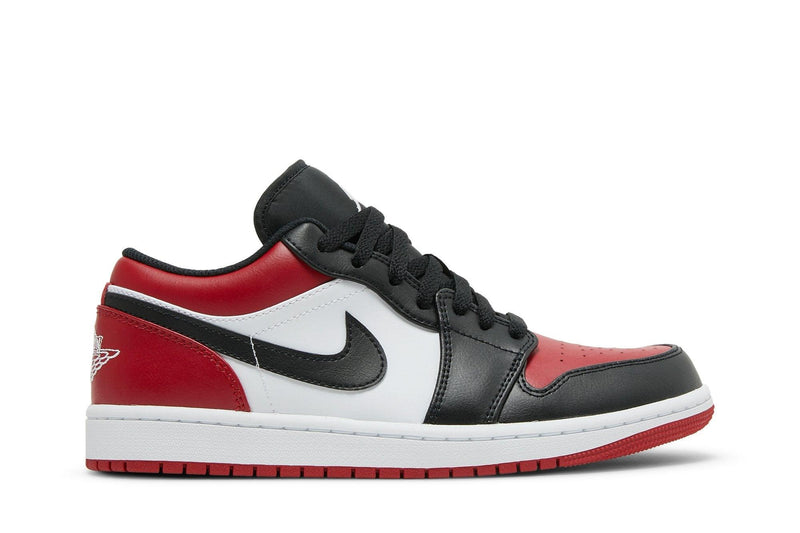 Tênis Nike Air Jordan 1 Low Bred Toe Vermelho