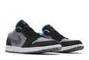 Tênis Nike Air Jordan 1 Low Crater Grey University Blue Preto