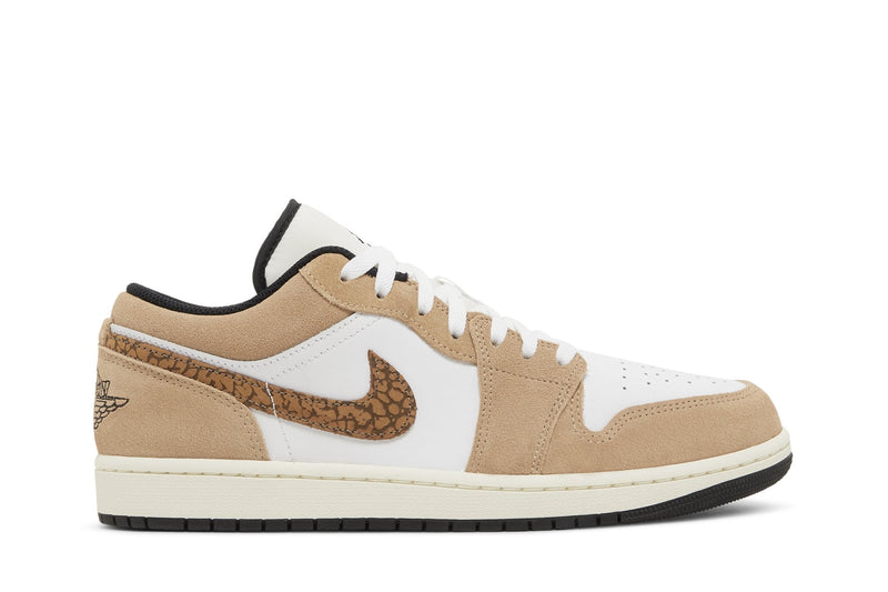 Tênis Nike Air Jordan 1 Low "Elephant Brown" Marrom