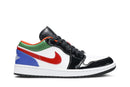 Tênis Nike Air Jordan 1 Low Multi-Color Royal Toe Colorido