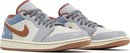 Tênis Nike Air Jordan 1 Low Phantom Denim Cinza