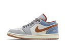 Tênis Nike Air Jordan 1 Low Phantom Denim Cinza