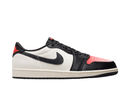 Tênis Nike Air Jordan 1 Low x Paris Saint Germain Sail and Off Noir Preto