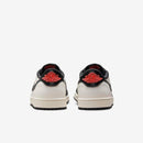 Tênis Nike Air Jordan 1 Low x Paris Saint Germain Sail and Off Noir Preto