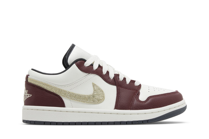 Tênis Nike Air Jordan 1 Low "Year of Dragon 2024" Vinho