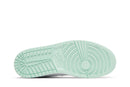 Tênis Nike Air Jordan 1 Mid Aqua Blue Tint Verde