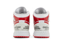 Tênis Nike Air Jordan 1 Mid Rookie Season Branco/Vermelho