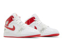 Tênis Nike Air Jordan 1 Mid Rookie Season Branco/Vermelho