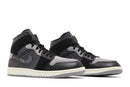 Tênis Nike Air Jordan 1 Mid SE Craft Inside Out Black Preto