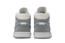 Tênis Nike Air Jordan 1 Mid Wolf Grey Cinza