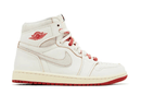 Tênis Nike Air Jordan 1 Retro High Rare Air Sail Cinnabar Bege