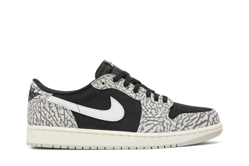 Tênis Nike Air Jordan 1 Retro Low OG 'Black Cement' Preto