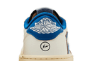 Tênis Nike Air Jordan 1 x Travis Scott Retro Low OG SP Nike Sail Military Blue Couro