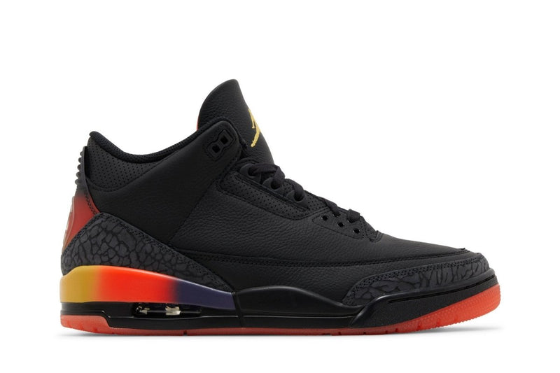 Tênis Nike Air Jordan 3 Retro x J Balvin "Rio" Preto