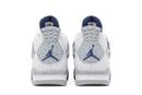 Tênis Nike Air Jordan 4 Midnight Navy Branco/Azul