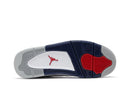 Tênis Nike Air Jordan 4 Midnight Navy Branco/Azul