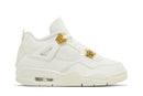 Tênis Nike Air Jordan 4 Retro Metallic Gold Branco
