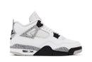 Tênis Nike Air Jordan 4 Retro OG Nike White Cement Couro Branco