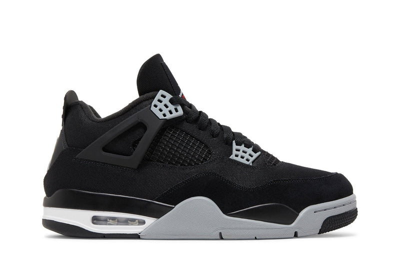 Tênis Nike Air Jordan 4 SE Black Canvas Preto