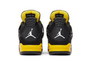 Tênis Nike Air Jordan 4 Thunder Preto/Amarelo