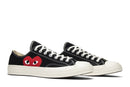 Tênis Converse Chuck 70 Low x Comme des Garçons PLAY Preto