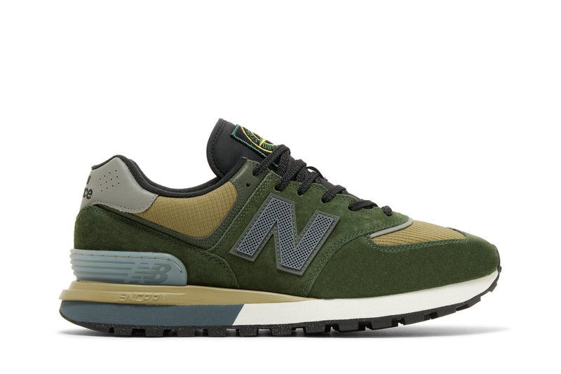 Tênis New Balance 574 x Stone Island Legacy Dark Green Verde