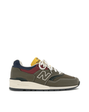 Tênis New Balance 997 Made in USA x Aimé Leon Dore Dark Moss Angora Marrom