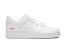Tênis Nike Air Force 1 Low x Supreme White Branco