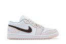 Tênis Nike Air Jordan 1 Low Coral Bege