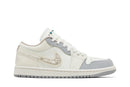 Tênis Nike Air Jordan 1 Low Sail Soft Pearl Sequins Bege