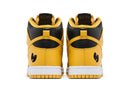 Tênis Nike Dunk High x Wu Tang Clan Black and Pollen Amarelo