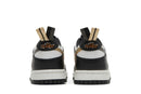 Tênis Nike Dunk Low GS Black/White Metallic Preto