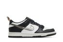 Tênis Nike Dunk Low GS Black/White Metallic Preto
