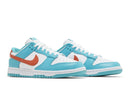 Tênis Nike Dunk Low "Miami Dolphins"  Azul