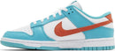 Tênis Nike Dunk Low "Miami Dolphins"  Azul