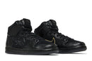 Tênis Nike SB Dunk High Pro Black and Metallic Gold Preto