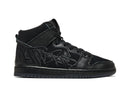 Tênis Nike SB Dunk High Pro Black and Metallic Gold Preto