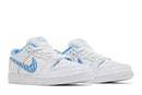 Tênis Nike Sb Dunk Low x Nicole Hause White University Blue Branco