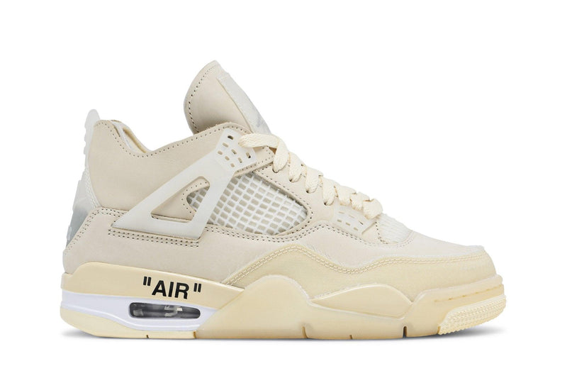 Tênis Nike Off-White x Air Jordan 4 Sail Bege
