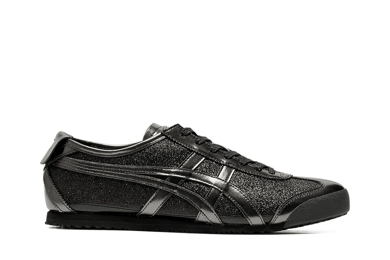 Tênis Onitsuka Tiger Mexico 66 Glitter Pack Black Gunmetal Preto