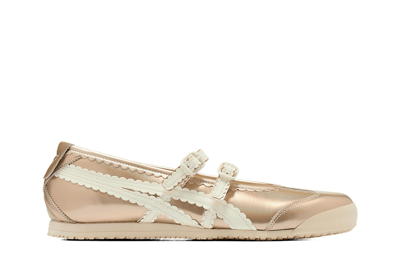 Tênis Onitsuka Tiger Mexico 66 TGRS Champagne/Cream Dourado